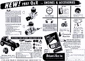 Ohlsson & Rice, Inc. Engines and Accessories, October 1950 Air Trails - Airplanes and Rockets