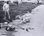 RC Helicopters at the Nats from the December 1972 American Aircraft Modeler - Airplanes and Rockets