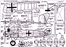 Roland D-2 Wahlfisch C/L Plans, September 1949 Air Trails - Airplanes and Rockets