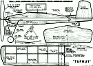 Tufnut Article & Plans, January 1955 Model Airplane News - Airplanes and Rockets