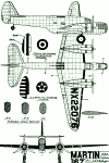 Construct a Solid of the Army's New Martin "167", December 1939 Flying Aces - Airplanes and Rockets